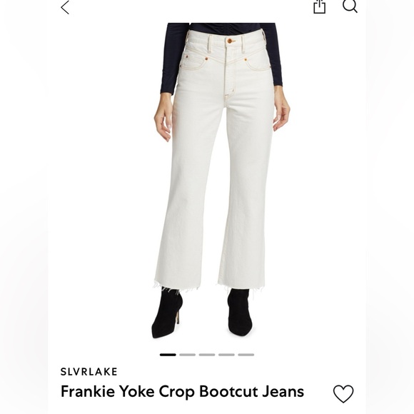 Slvrlake Frankie Yoke crop bootcut jeans - Picture 13 of 13